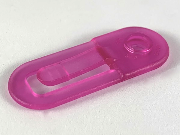 Clikits Paper Clip / Hair Clip, 1 Hole in Trans-Dark Pink