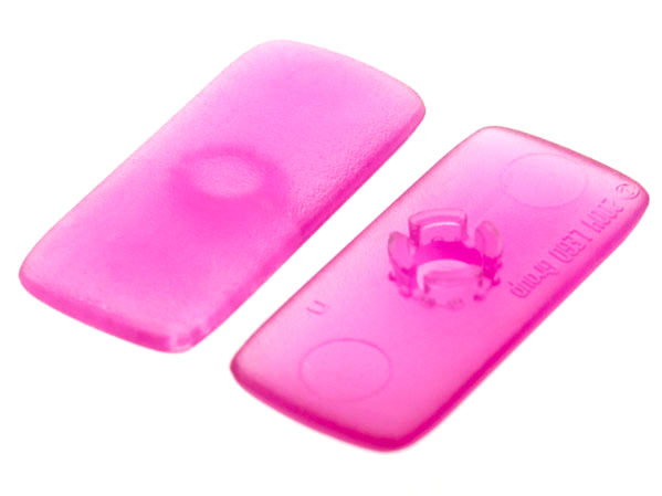 Clikits Icon, Rectangle 3L with Pin in Trans-Dark Pink