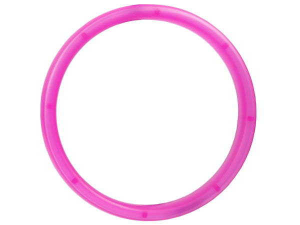 Clikits Connector, Ring 10 x 10 x 1 for Pencil Holder in Trans-Dark Pink