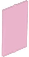 Glass for Window 1 x 2 x 3 Flat Front in Trans-Dark Pink