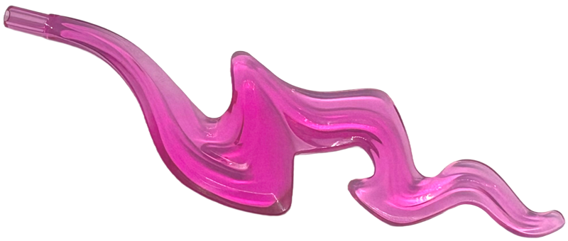 Energy Effect, Flame, Squiggly in Trans-Dark Pink