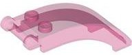 Windscreen 6 x 2 x 2 with Handle in Trans-Dark Pink