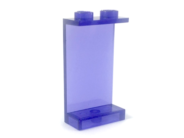 Panel 1 x 2 x 3 - Solid Studs in Trans-Purple
