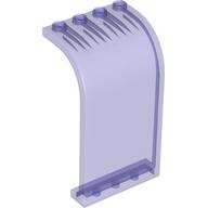 Panel 3 x 4 x 6 Curved Top in Trans-Purple