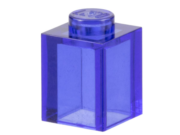 Brick 1 x 1 in Trans-Purple