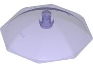Equipment Umbrella Top with No Bottom Flaps, 6 x 6 with Top Stud in Trans-Purple