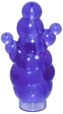 Smoke / Bubbles with Anti-Stud in Trans-Purple