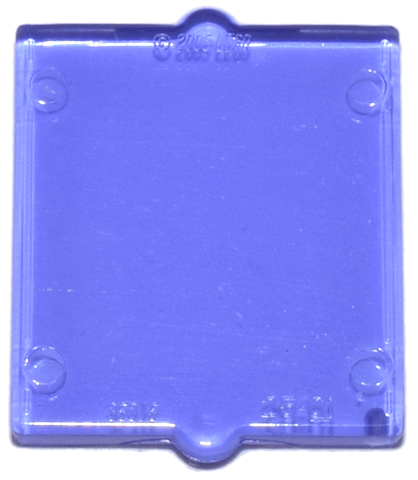 Glass for Window 1 x 2 x 2 Flat in Trans-Purple