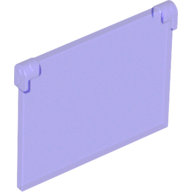 Glass for Window 1 x 4 x 3 [Opening] in Trans-Purple