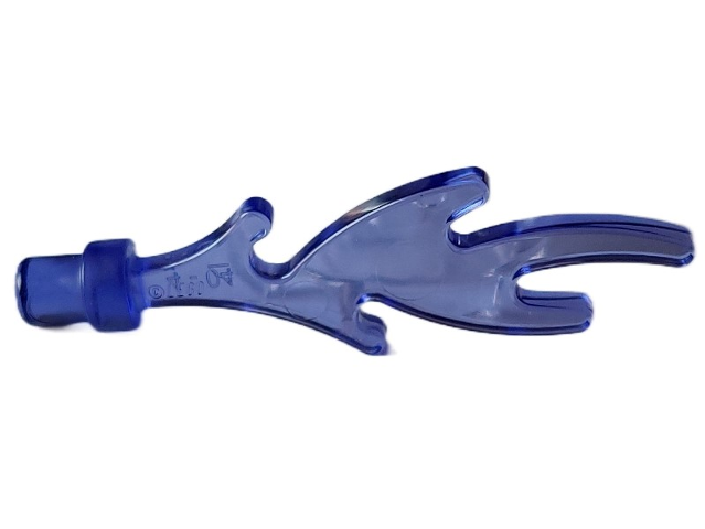 Wave / Flame Rounded with Base Rim in Trans-Purple