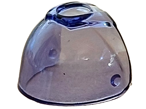 Headwear Accessory Visor [Large with Trapezoid Top] in Trans-Purple