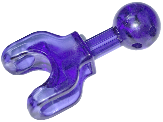 Large Figure Skeletal, Limb, 4L with Ball Joint on Axle and Ball Socket in Trans-Purple