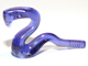 Animal, Snake with Straight Tail in Trans-Purple