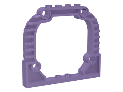 Brick Arch 1 x 8 x 6 with Pin Holes (Portal) in Sand Purple