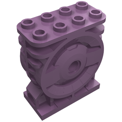Engine 2 x 4 x 4 in Sand Purple