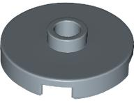 Plate Special Round 2 x 2 with Center Stud (Jumper Plate) in Sand Blue