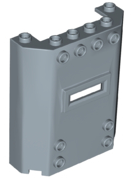 Panel 2 x 6 x 6 with Window Slot in Sand Blue