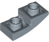 Brick Curved Inverted 2 x 1 in Sand Blue