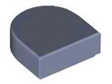 Tile Round 1 x 1 Half Circle in Sand Blue