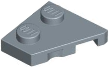Wedge Plate 2 x 2 Left in Sand Blue