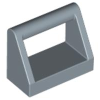 Tile Special 1 x 2 with Handle in Sand Blue