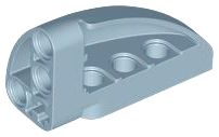 Technic Panel Round Corner 5 x 3 x 2 Right in Sand Blue