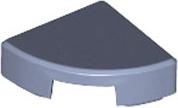 Tile Round 1 x 1 Quarter in Sand Blue