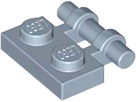Plate Special 1 x 2 Side Handle [Free Ends] in Sand Blue