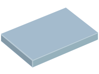 Tile 2 x 3 in Sand Blue