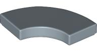 Tile 2 x 2 Curved, Macaroni in Sand Blue