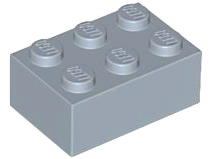 Brick 2 x 3 in Sand Blue