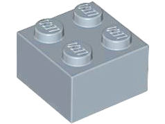 Brick 2 x 2 in Sand Blue