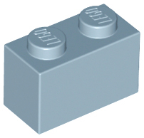 Brick 1 x 2 in Sand Blue