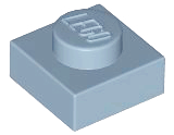 Plate 1 x 1 in Sand Blue