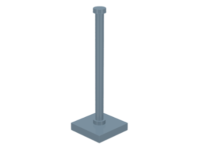 Tile Special 2 x 2 with Bar and Stud in Sand Blue