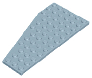 Wedge Plate 6 x 12 Right in Sand Blue