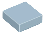 Tile 1 x 1 with Groove in Sand Blue