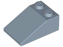 Brick Sloped 33° 3 x 2 in Sand Blue