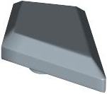 Tile Special 1 x 2 Diamond Plain in Sand Blue