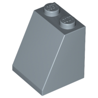 Brick Sloped 65° 2 x 2 x 2 with Bottom Tube in Sand Blue
