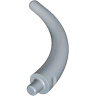 Animal Body Part / Plant, Tail / Claw / Horn / Branch / Tentacle, End Section in Sand Blue