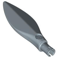 Animal Body Part, Dinosaur / Whale Flipper with Pin in Sand Blue