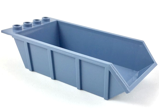 Tipper Bed 4 x 6, Open Studs in Sand Blue