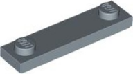 Plate Special 1 x 4 with 2 Studs with Groove [New Underside] in Sand Blue