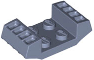 Plate Special 2 x 2 with Grills in Sand Blue