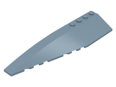 Brick Wedged, Curved 12 x 3 Left in Sand Blue