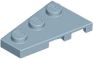 Wedge Plate 3 x 2 Left in Sand Blue