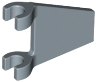 Flag 2 x 2 Trapezoid with Flat Area between Clips in Sand Blue
