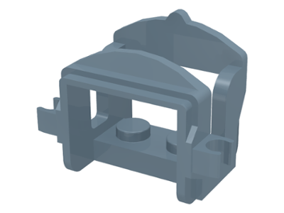 Animal / Creature Accessory, Saddle [Two Clips] in Sand Blue