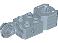 Technic Brick Special 2 x 2 with Axle Hole, Rotation Joint Ball Half [Vertical Side], Vertical Axle Hole End in Sand Blue